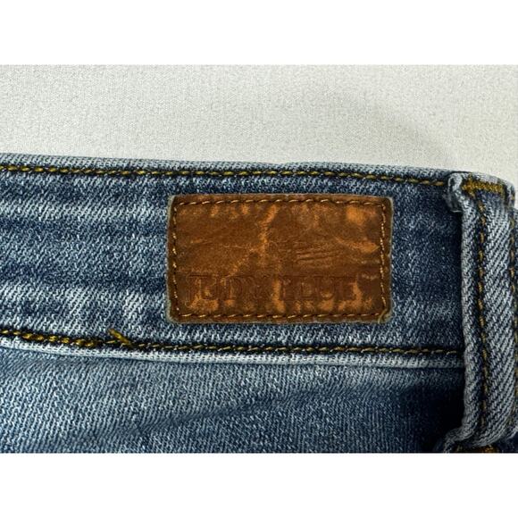 Judy Blue Women's Distressed Relaxed Fit Stretch Denim Jeans - Size 1 (25x26) - Picture 3 of 6